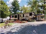 A fifth wheel trailer in an RV site at STONYBROOK RV RESORT - thumbnail