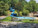 Looping waterslide at Spacious Skies Hidden Creek - thumbnail