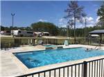 View larger image of People in the swimming pool at BLUE SKY LAKE LIVINGSTON RV PARK  CABINS image #1