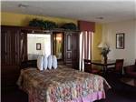 View larger image of Inside of one of the hotel rooms at WINNIE INN  RV PARK image #2