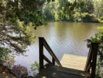 Steps down to lake at LONG LAKE RESORT & RV PARK - thumbnail