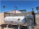 View larger image of The propane tank for refilling at LAKE MEAD RV VILLAGE AT ECHO BAY image #9