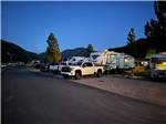 A group of filled RV sites at GREYS RIVER COVE RESORT - thumbnail