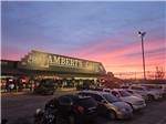 The cafe sign at dusk - thumbnail