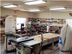 Inside of the woodshop at PREFERRED RV RESORT - thumbnail