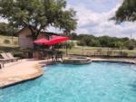 Pool and hot tub at LAKE MEDINA RV RESORT - thumbnail