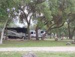 RVs parked at sites at LAKE MEDINA RV RESORT - thumbnail