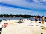 View larger image of People playing on the beach at MONROE BAY CAMPGROUND image #5