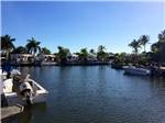 Boats in an inlet - thumbnail