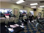 Equipment in the exercise room - thumbnail