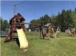 The children's playground equipment at RAPID BROOK CAMPING - thumbnail