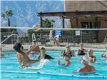 View larger image of People playing water volleyball at CATALINA SPA AND RV RESORT image #3