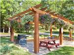 Pavilion with plants hanging - thumbnail