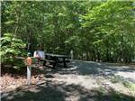Table by gravel site - thumbnail