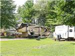View larger image of Trailers camping at BEAR CAVE RESORT image #1