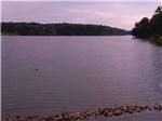 A view of the lake at dusk - thumbnail