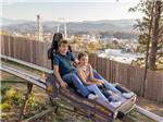 Children riding the Lost Mine at Pigeon Forge Department Of Tourism - thumbnail