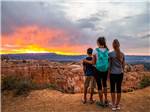 View larger image of Three hikers overlooking Bryce Canyon at GARFIELD COUNTY OFFICE OF TOURISM image #5