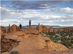 View larger image of Hikers standing on bluff at GARFIELD COUNTY OFFICE OF TOURISM image #10