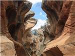 View larger image of Narrow crevasse with sharp rocks at GARFIELD COUNTY OFFICE OF TOURISM image #12