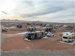 View larger image of RVs parked in the back in sites at VISTA DEL SOL RV RESORT image #5