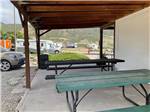 View larger image of The picnic benches at the main office at SADDLEBACK RV image #3