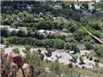View of RV park from high mountain at GATEWAY RV PARK - thumbnail