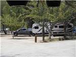 A row of RV sites with trees at FRANDY PARK CAMPGROUND - thumbnail