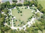 An aerial view of the campground at TRIPLE CREEK CAMPGROUND - thumbnail