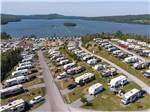 Aerial view of park at Bas-St-Laurent Campground - thumbnail