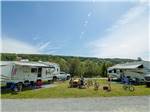 RV with bicycles at Bas-St-Laurent Campground - thumbnail