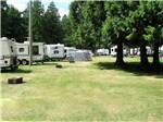 Trailers and RVs camping at THOUSAND TRAILS CULTUS LAKE - thumbnail