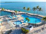 Overhead view of the pool area and ocean - thumbnail