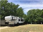 View larger image of A fifth wheel trailer in a back in RV site at DUNCAN MOBILE VILLAGE image #4