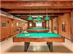A row of pool tables at ROCKPORT RV RESORT BY RJOURNEY - thumbnail