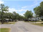 One of the gravel roads between RV sites at BRACKENRIDGE RECREATION COMPLEX-TEXANA PARK & CAMPGROUND - thumbnail
