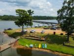 Aerial view of the lake and marina - thumbnail