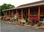 Flowers in front of the main building at SHENANDOAH VALLEY CAMPGROUNDS - thumbnail