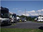 The gravel road in front of the RV sites at SHENANDOAH VALLEY CAMPGROUNDS - thumbnail
