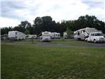 A row of gravel pull thru RV sites at SHENANDOAH VALLEY CAMPGROUNDS - thumbnail