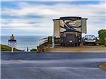 View larger image of A paved RV site overlooking the ocean at PACIFIC SHORES MOTORCOACH RESORT image #2