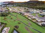 View larger image of An aerial view of the campsites at PACIFIC SHORES MOTORCOACH RESORT image #7