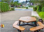 View larger image of Site number Y010 with a picnic bench at PACIFIC SHORES MOTORCOACH RESORT image #11