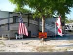 RV parked next to a tree at Morningside RV Estates - thumbnail