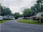RV sites along a gravel road - thumbnail