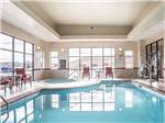 The indoor swimming pool and hot tub at SHELBY RV PARK AND RESORT - thumbnail