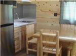 A rustic kitchen area at SHELBY RV PARK AND RESORT - thumbnail