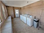 Interior of the laundry room at Hidden Cove Park - thumbnail