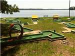 Miniature golf near the lake - thumbnail