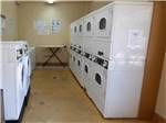 View larger image of The clean laundry room at KATY LAKE RV RESORT image #3